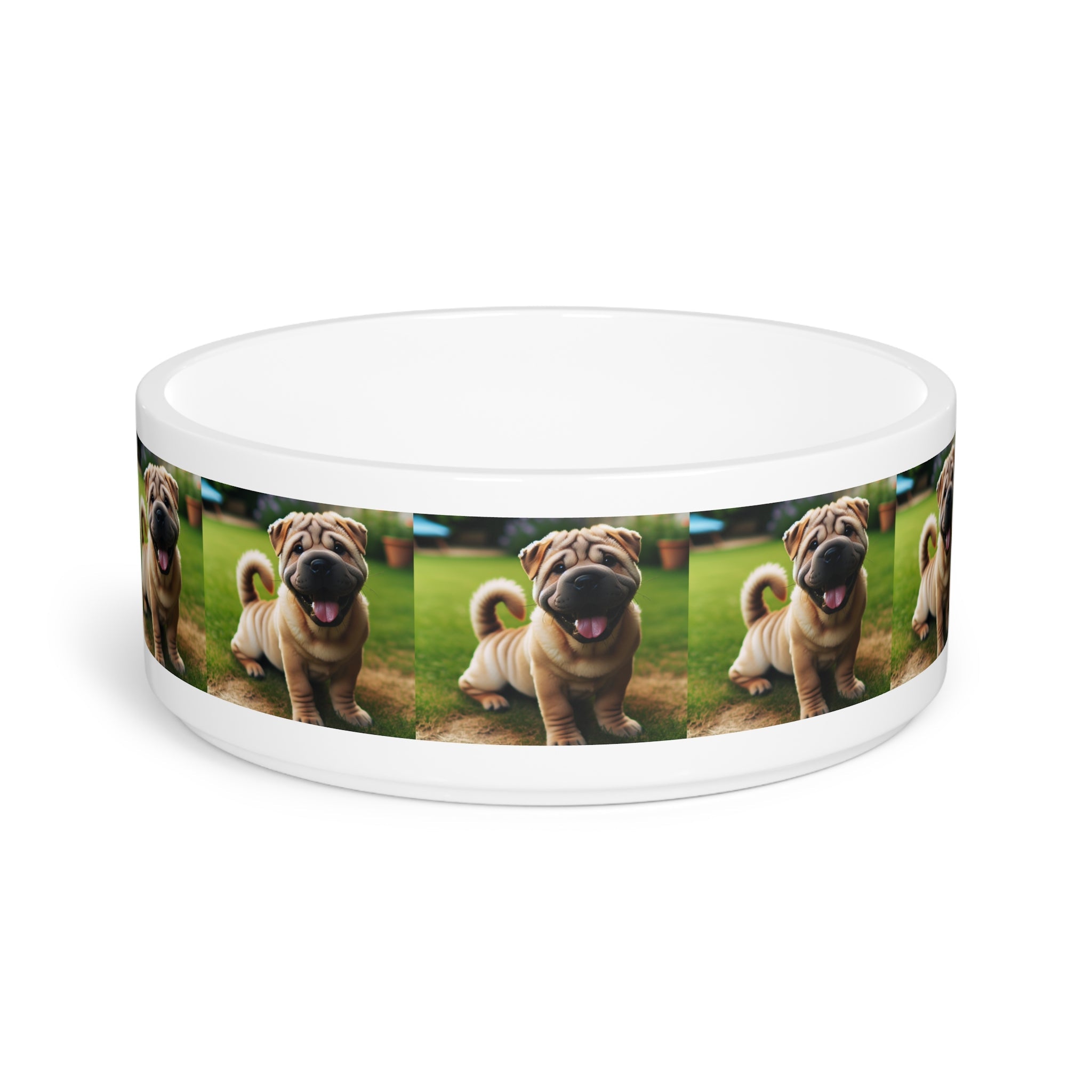 Ceramic Pet Bowl – 16 oz Dog Feeding Bowl
