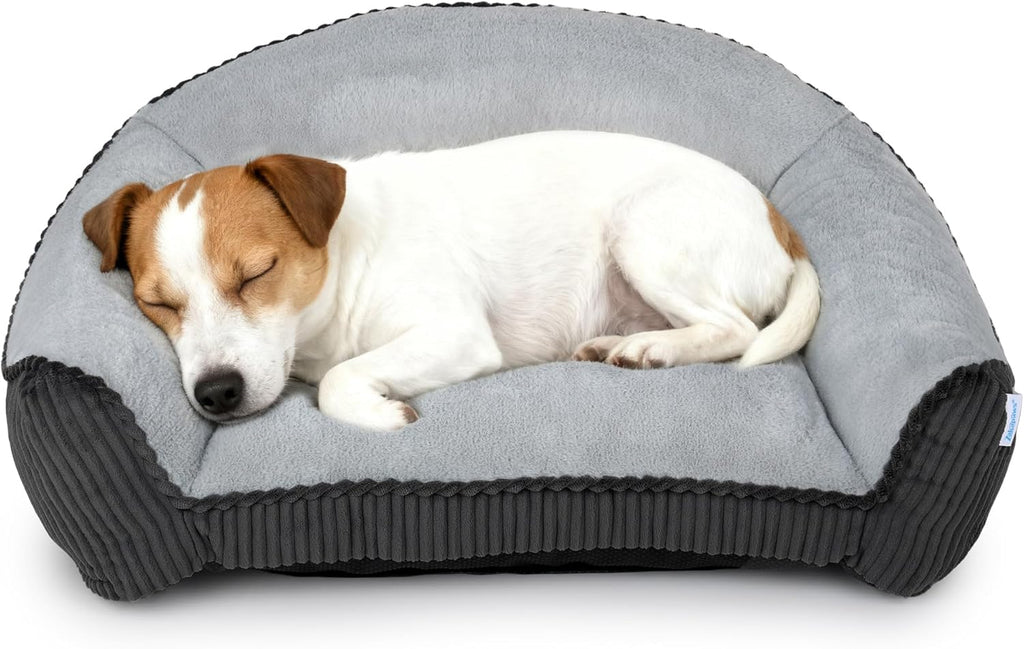 Cat Couch Bed Faux Fur Pet Sofa Washable Non Slip Small Pets