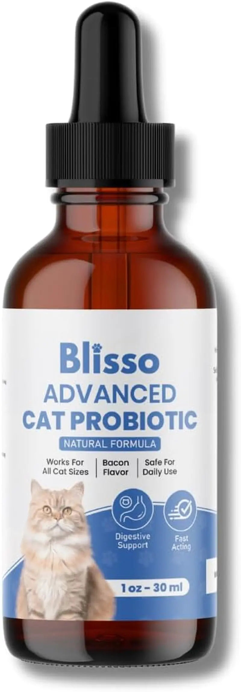 Cat Probiotic Drops – Digestive Relief & Gut Health Supplement, 1oz