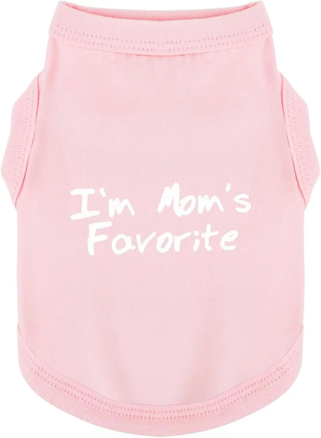 Dog Tank Shirt I'm Mom's Favorite Cotton Vest All Sizes & Colors