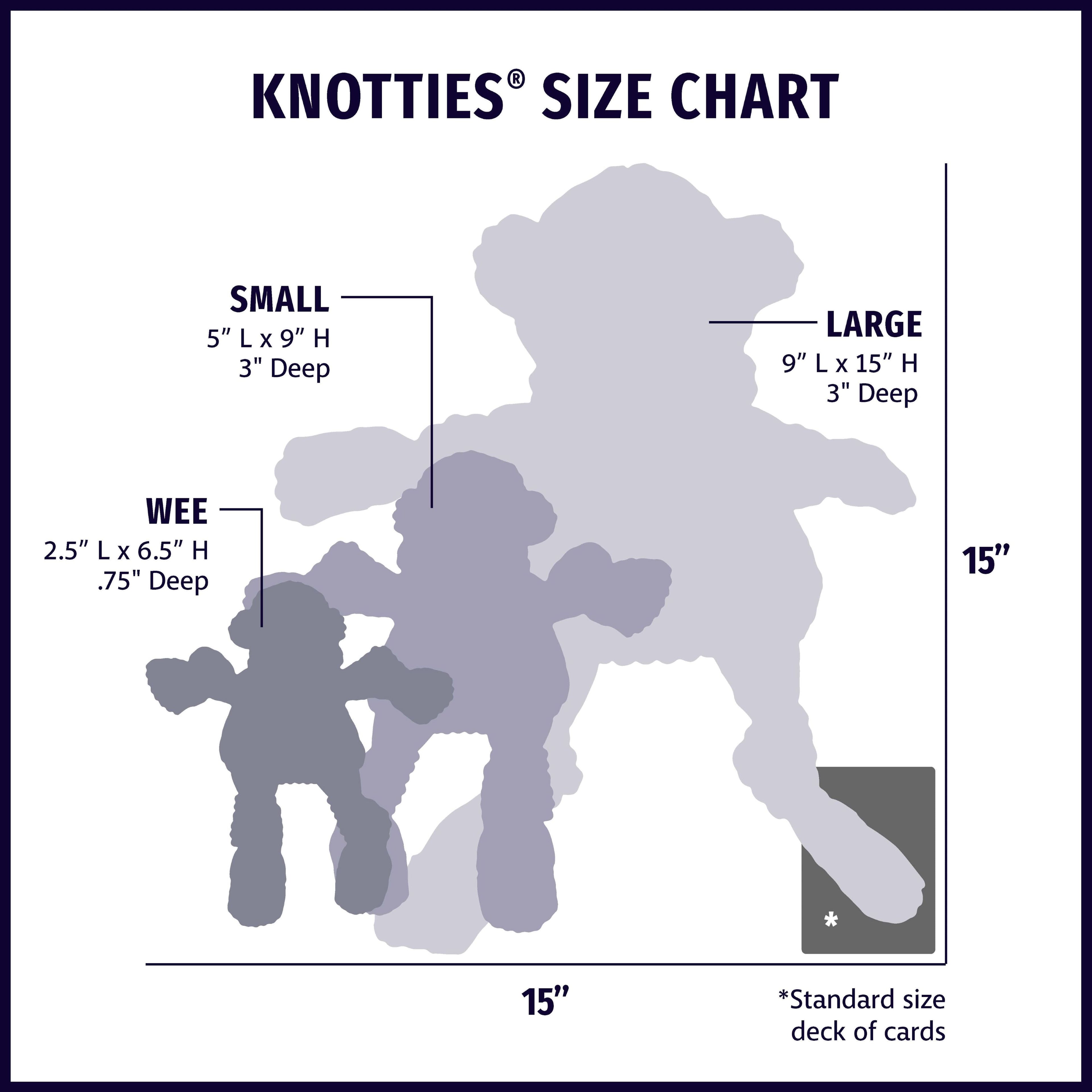 HuggleCause™, Project K-9 Hero, Flash Knottie® Plush Dog Toy, Large