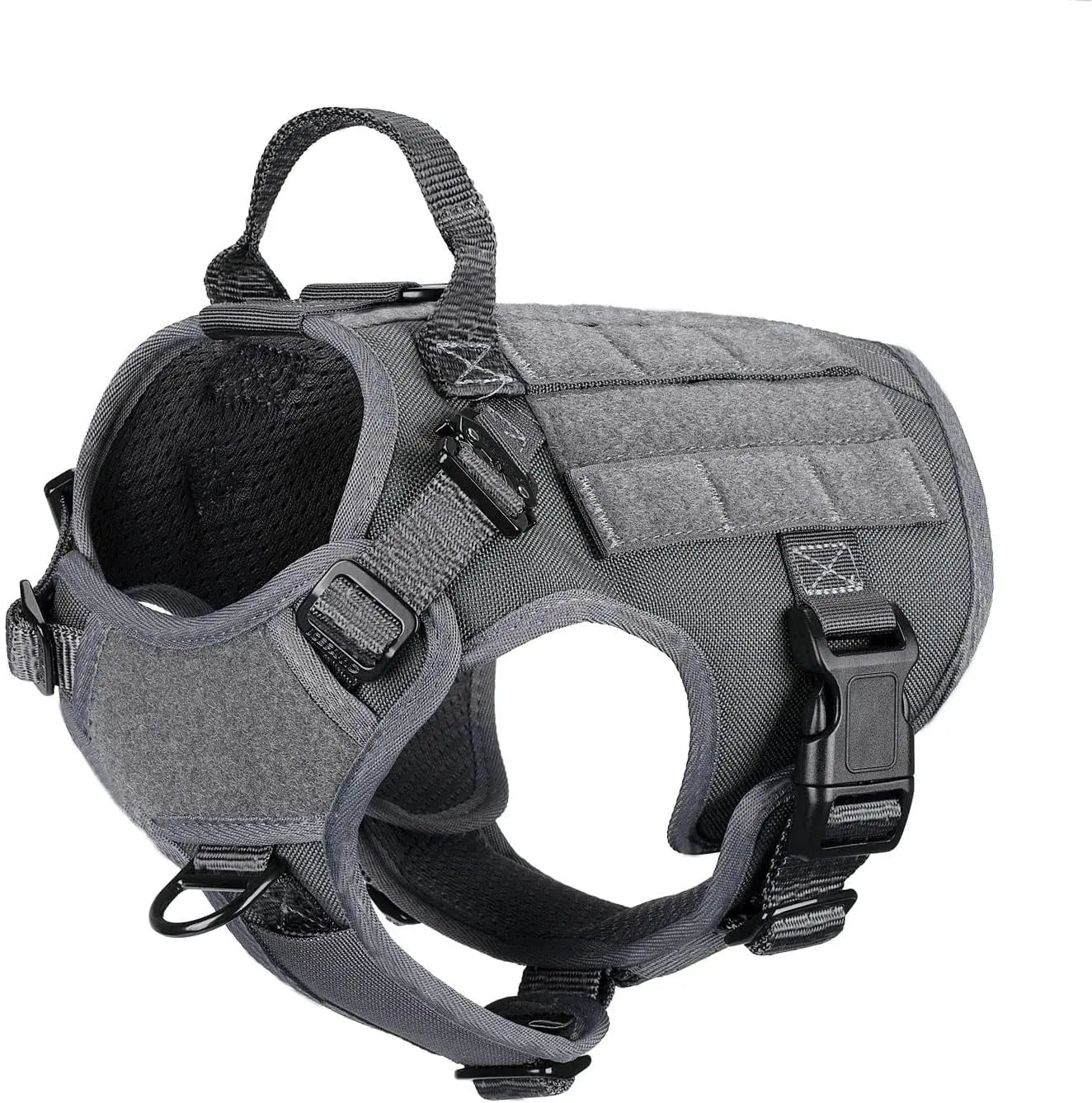 No-Pull Tactical Dog Harness with Handle –Heavy-Duty Adjustable Vest (all sizes)