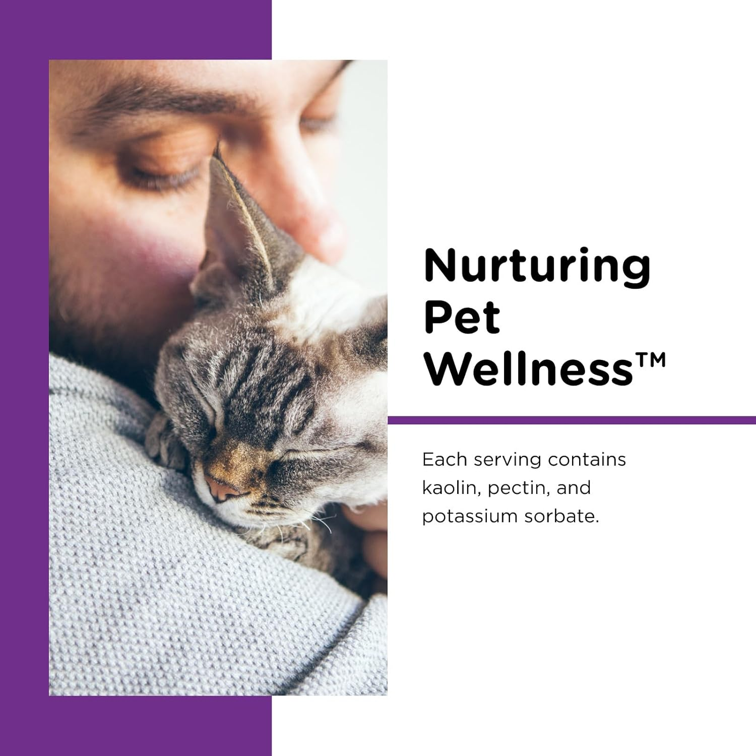 Nutri-Vet Anti-Diarrhea Liquid for Cats Pectin Kaolin GI Support 4oz