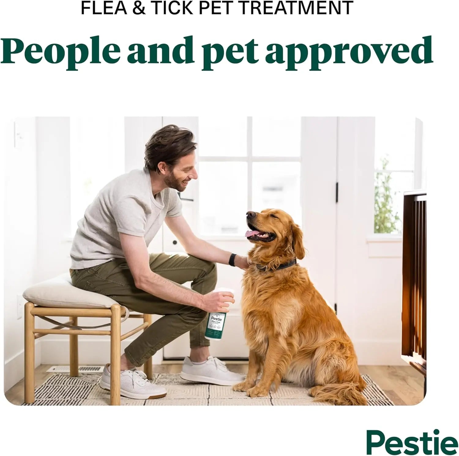 Plant-Powered Flea & Tick Spray – Natural Pest Repellent for Cats & Dogs, 8 oz