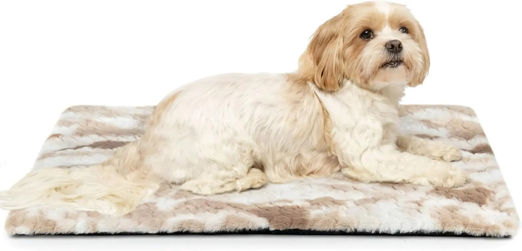 Self‑Warming Pet Bed, Ultra‑Soft Heated Pad w/ Washable Cover, For Dogs & Cats
