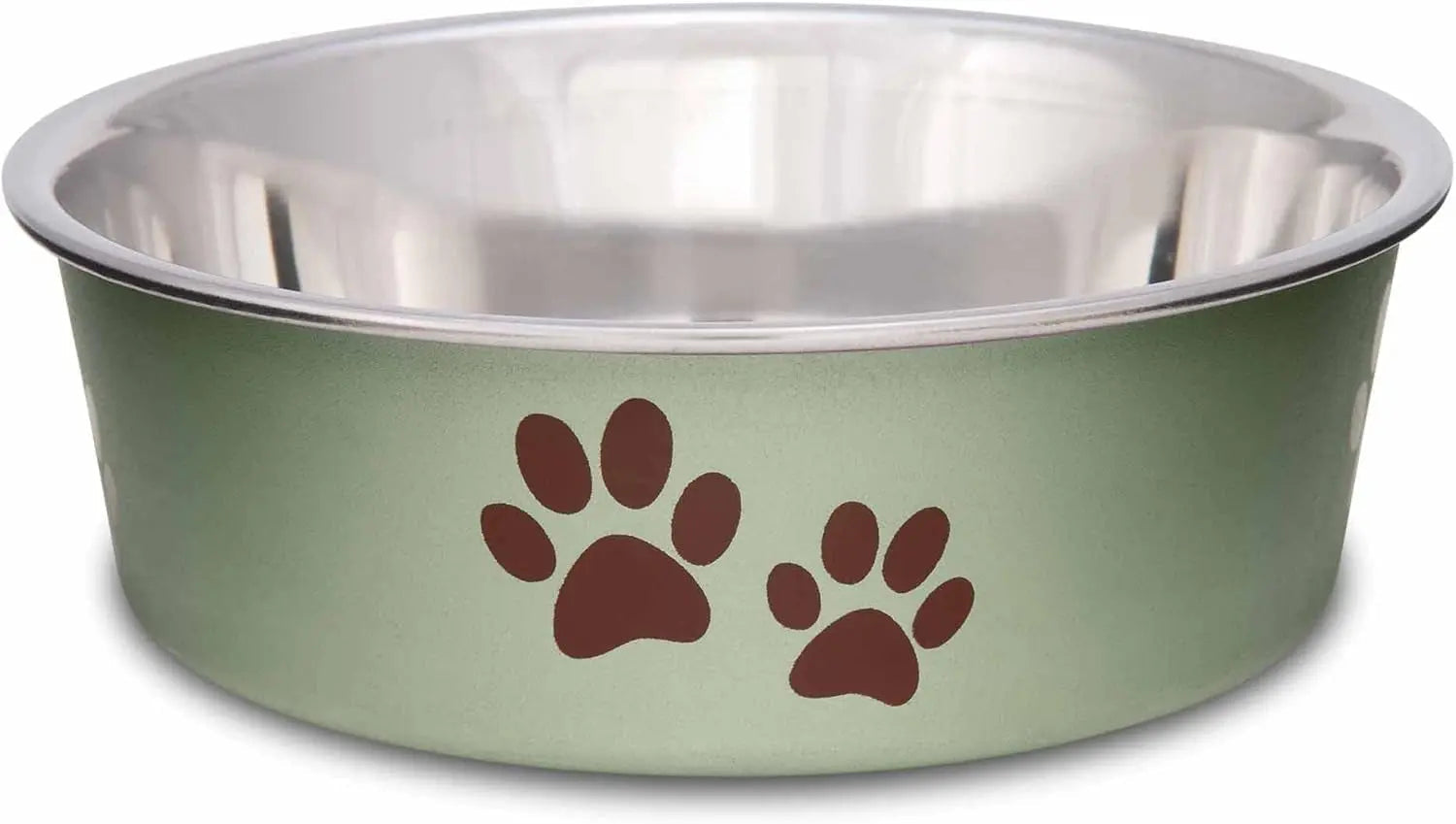 Stainless Steel Dog & Cat Bowl | Spill-Resistant Feeding Bowl (various colors)
