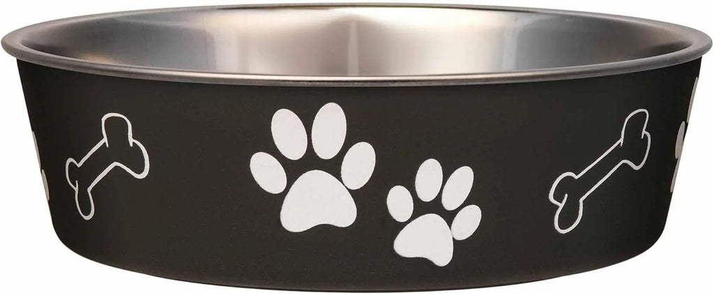 Stainless Steel Dog & Cat Bowl | Spill-Resistant Feeding Bowl (various colors)