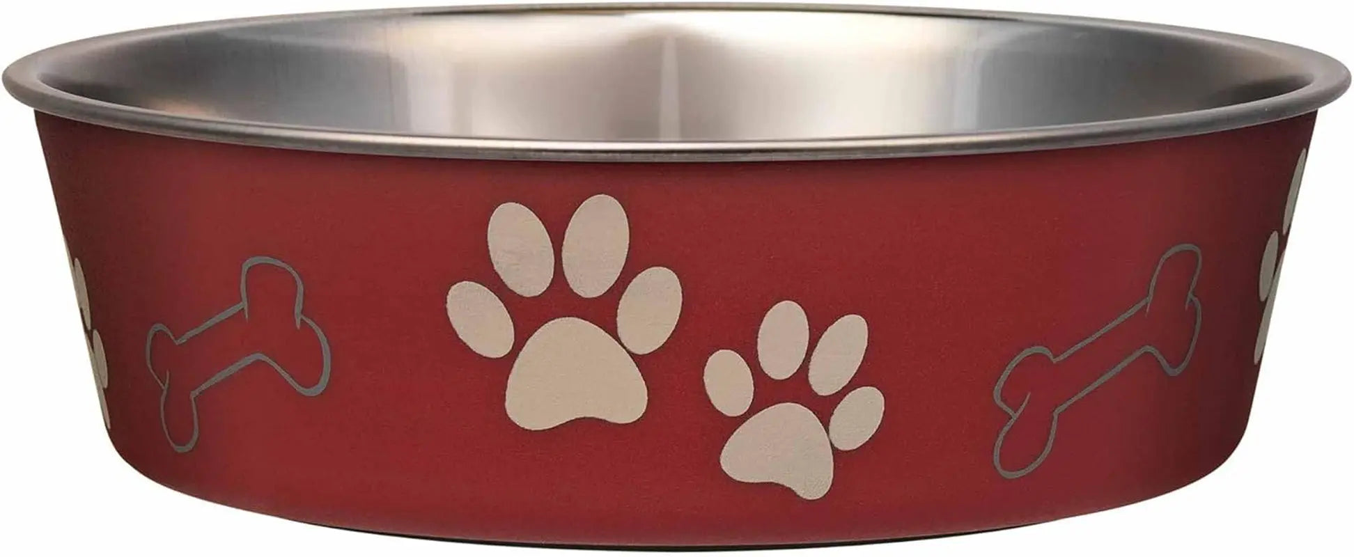 Stainless Steel Dog & Cat Bowl | Spill-Resistant Feeding Bowl (various colors)