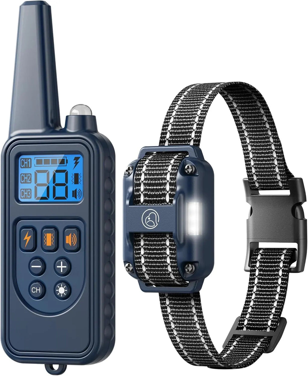 Waterproof Dog Training Collars for up to 3 Dogs 2600FT Remote IPX7 Rechargeable